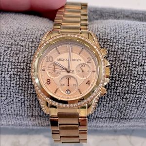 Authentic Rose Gold Michael Kors Watch